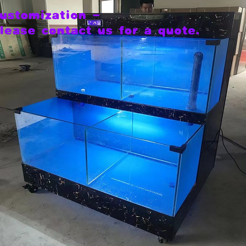 Aquarium Fish Market - Aquarium rectangulaire sur mesure pour usage