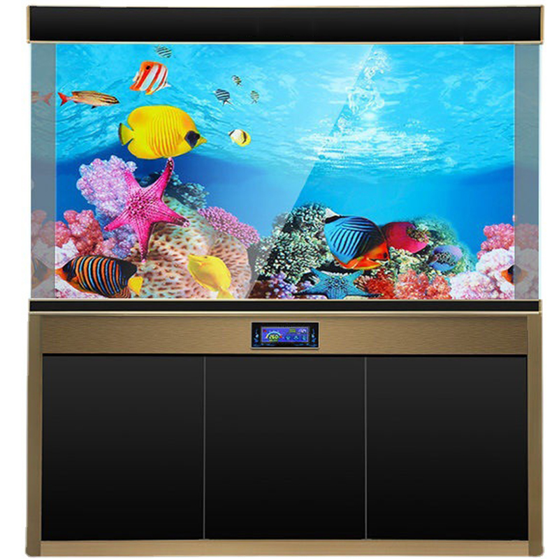 Aquarium Fish Wallpaper Hd - Fond 3D pour Aquarium Double face