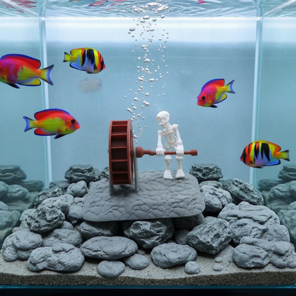 Aquarium Fish Unique - Décoration de squelette d'aquarium, Décoration d'aquarium