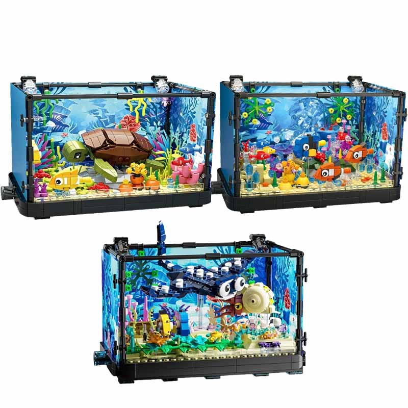 Aquarium Fish Marine - Ensemble de blocs de construction pour