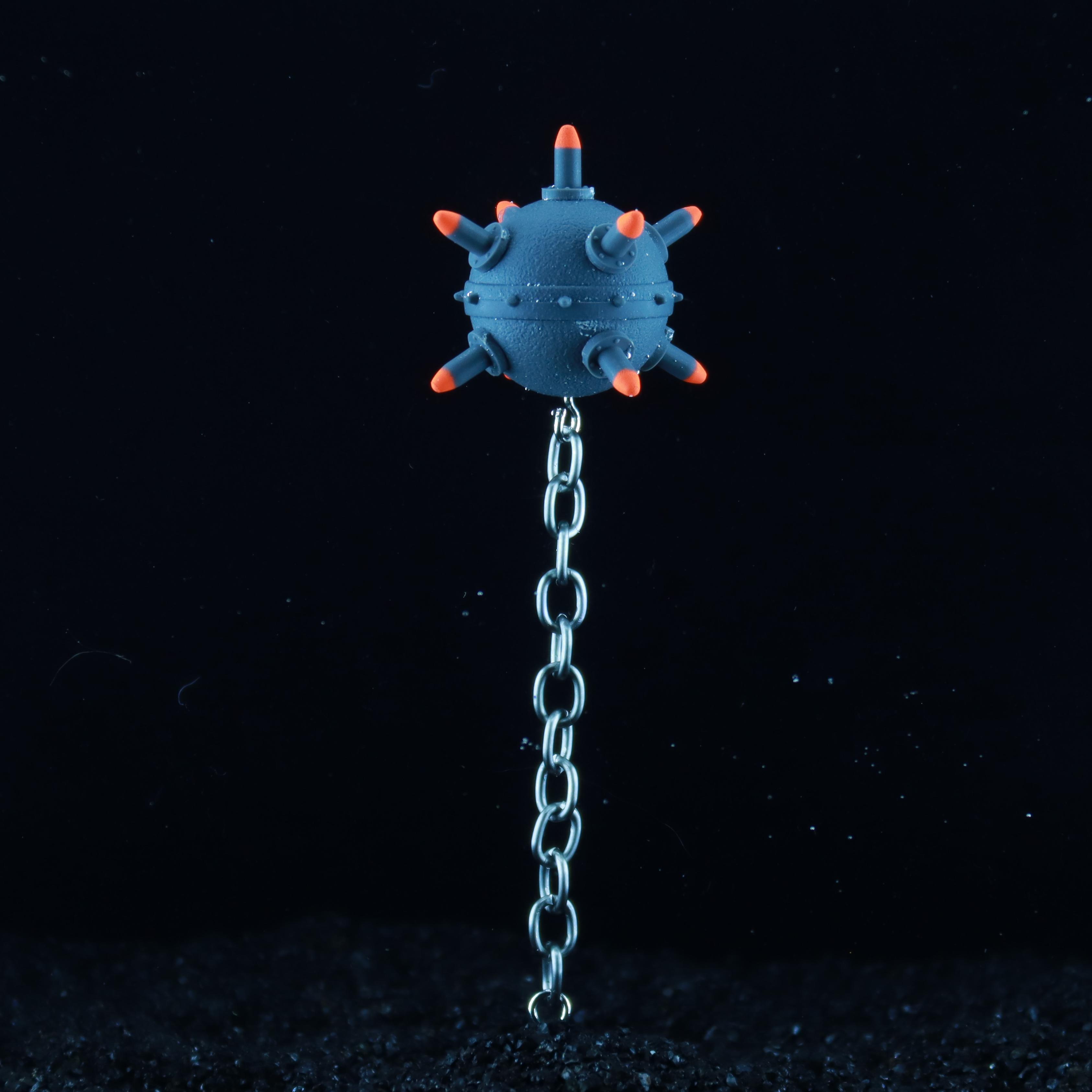 Aquarium Fish Discus - Décor d'aquarium flottant sphérique avec ventouse