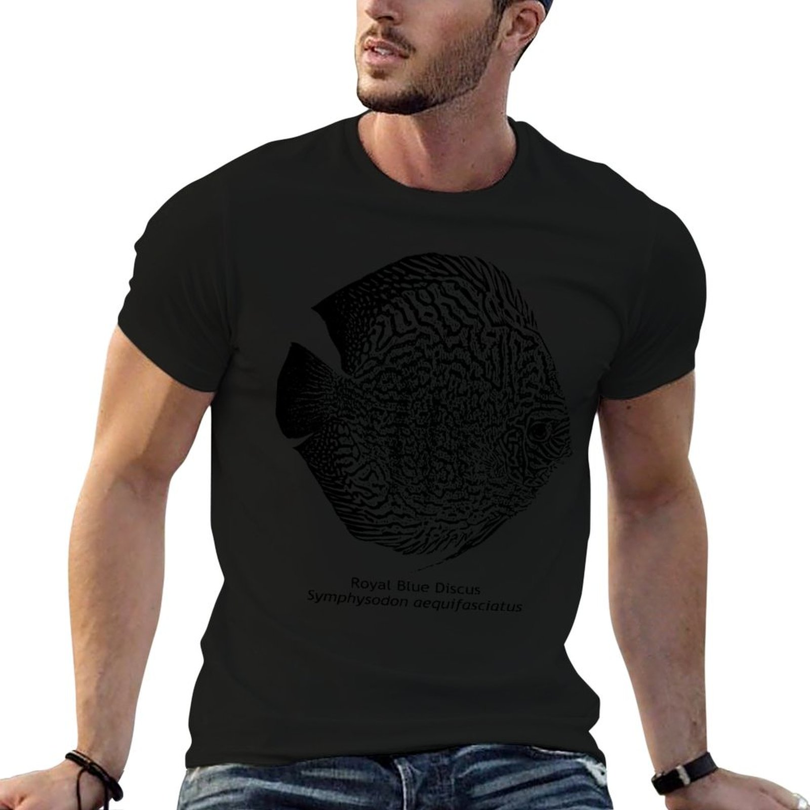 Aquarium Fish Discus - Royal Blue Discus - T-shirt à