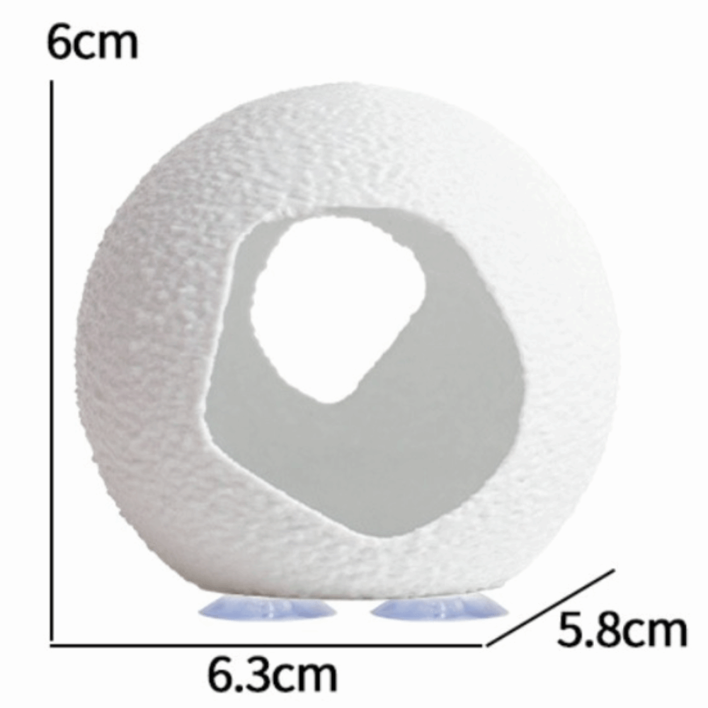 Aquarium Fish Discus - Caverne de cachette sphérique en plastique