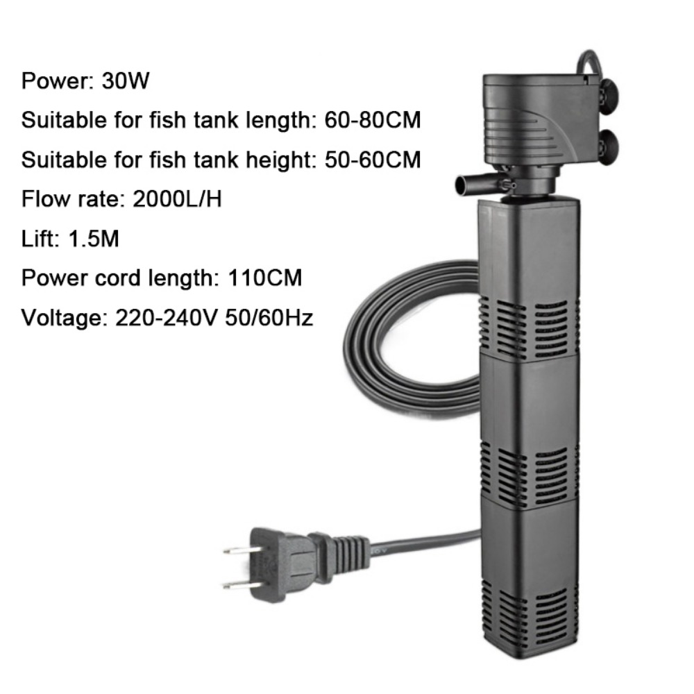 Fish Tank Filter Aquarium - Filtre de Filtration en plastique 3