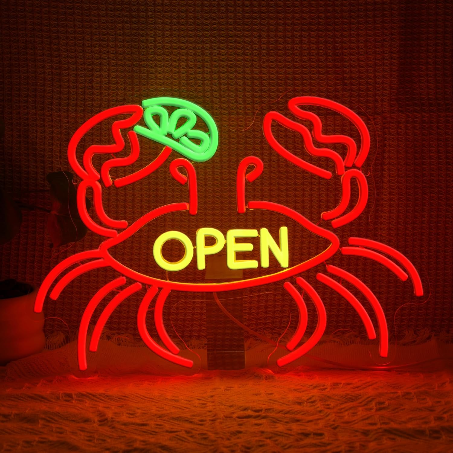Aquarium Fish Market - Enseigne néon LED USB « Crab