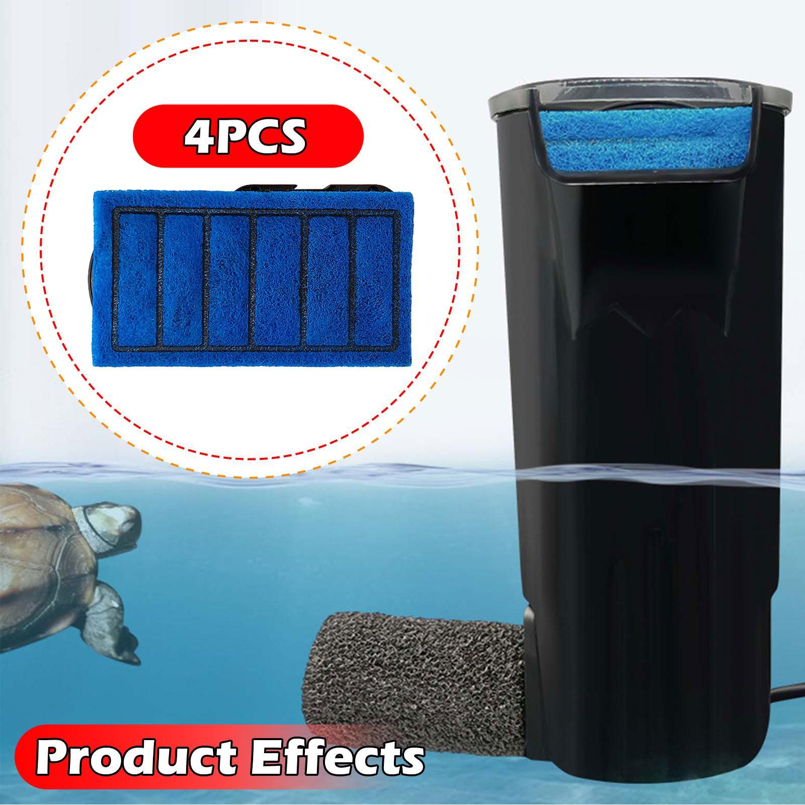 Fish Tank Filter Aquarium - Cartouches de filtre de réservoir, 4
