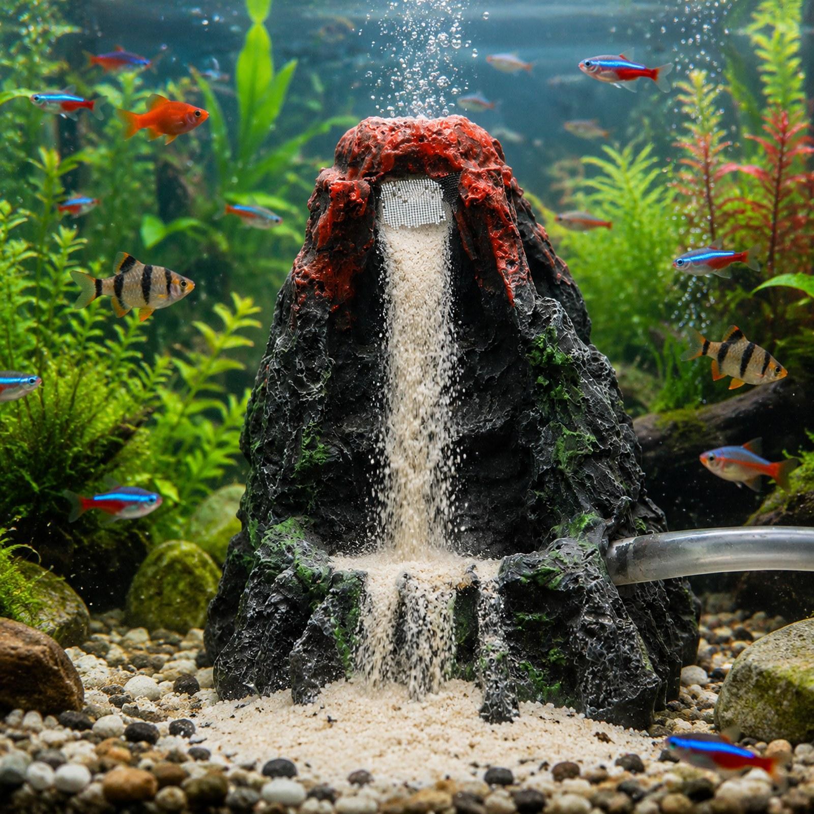 Ornement de Volcan pour Aquari - Aquarium Fish Unique avis et prix