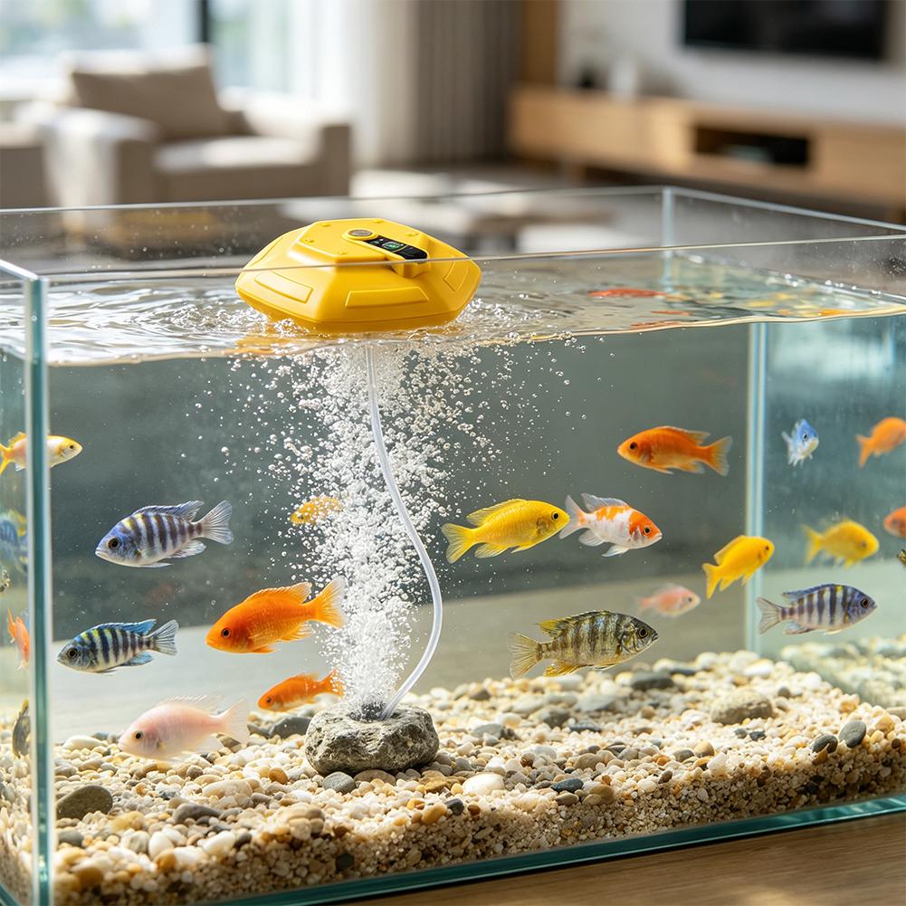Pompe à oxygène sans fil recha - Aquarium Fish Marine avis et prix