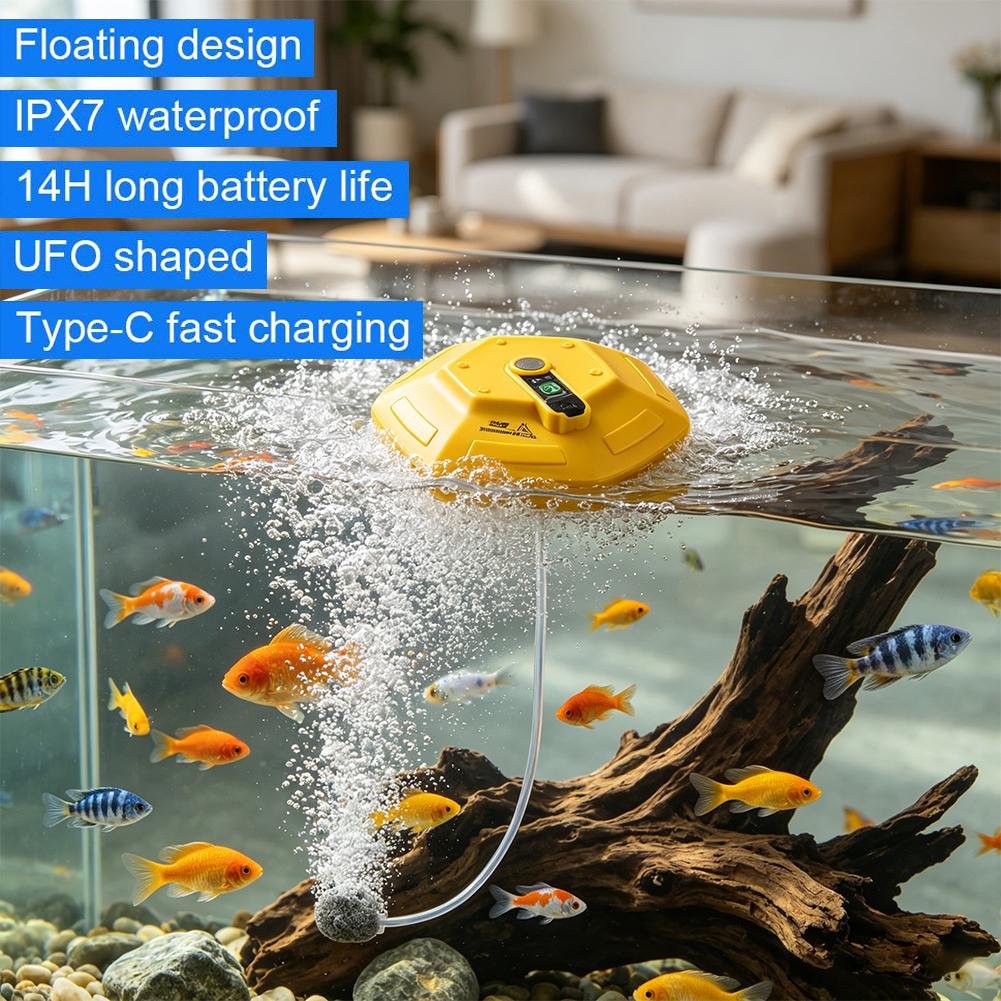 Pompe à oxygène portable pour  - Aquarium Fish Marine avis et prix
