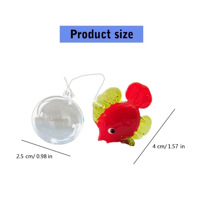 E8BD Creative Glass Fish Bubbl - Aquarium Fish Unique avis et prix