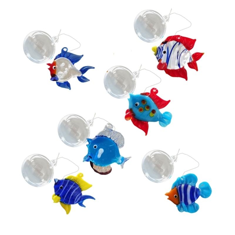 E8BD Creative Glass Fish Bubbl - Aquarium Fish Unique avis et prix