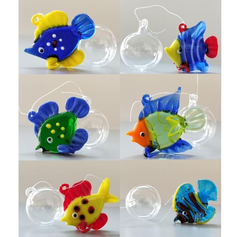E8BD Creative Glass Fish Bubbl - Aquarium Fish Unique avis et prix